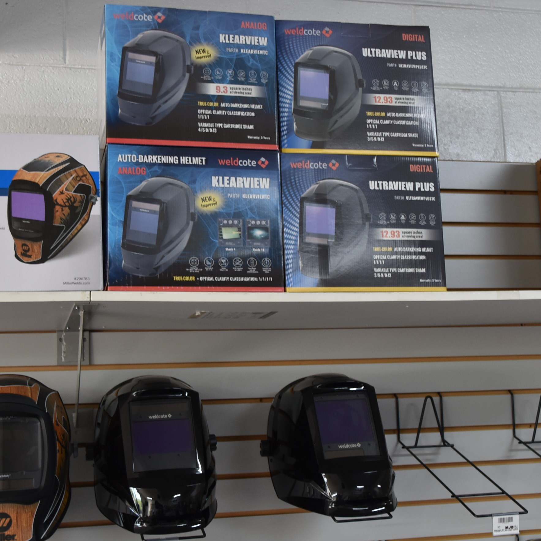 Featured MJB welding equipment